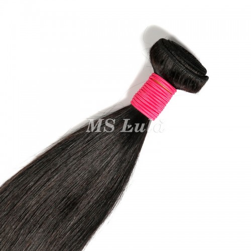 Processed Natural Straight Human Hair Bundles | Human Hair Wig | Lace Front